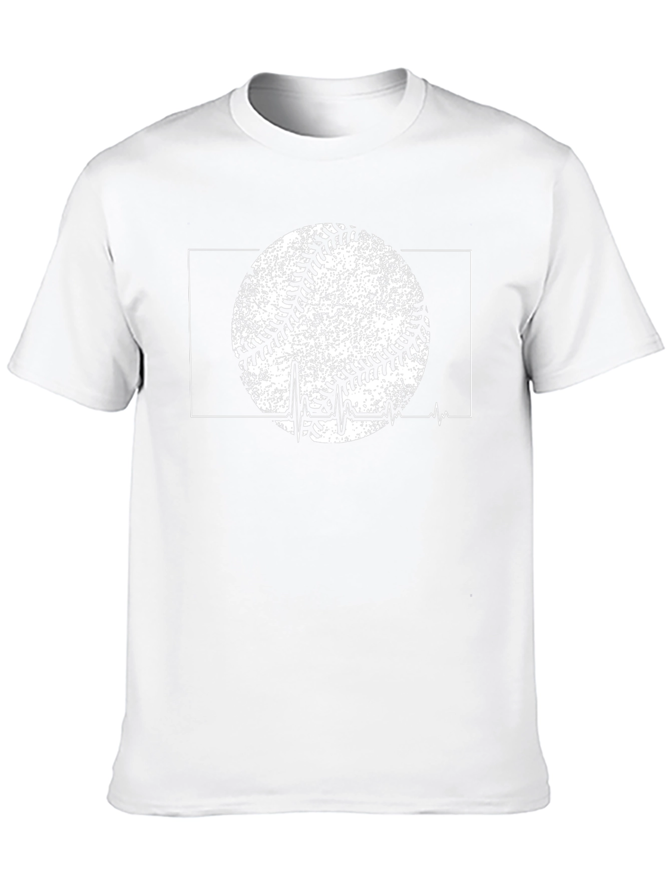 Baseball Heartbeat Graphic Tee