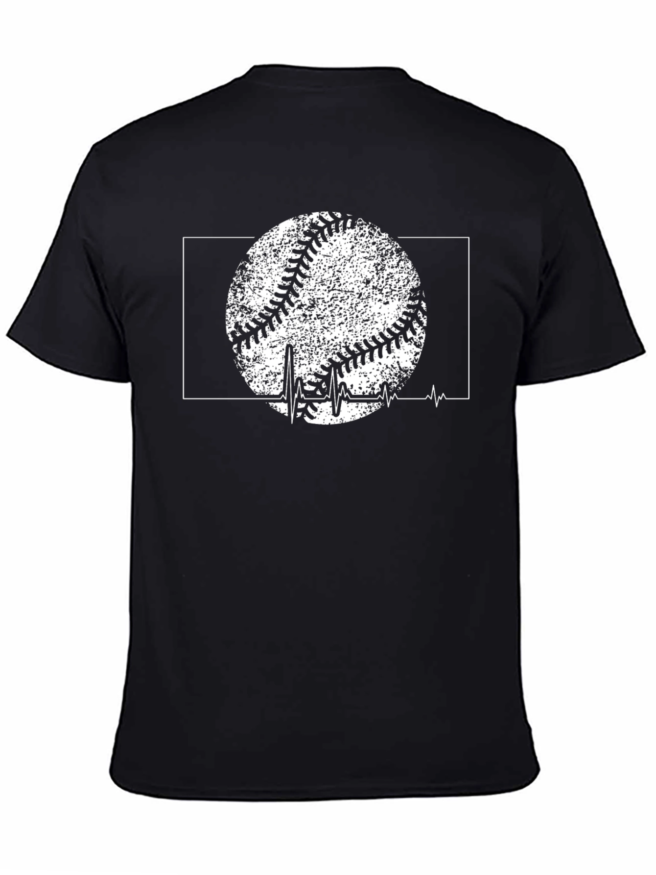 Baseball Heartbeat Graphic Tee