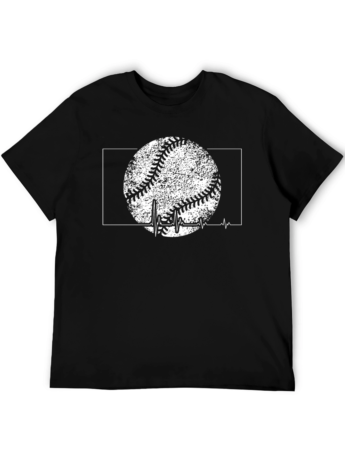 Baseball Heartbeat Graphic Tee