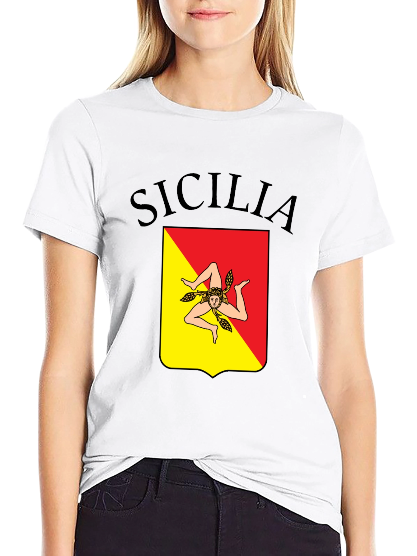 Sicilia T-Shirt - Unique Sicilian Pride Design