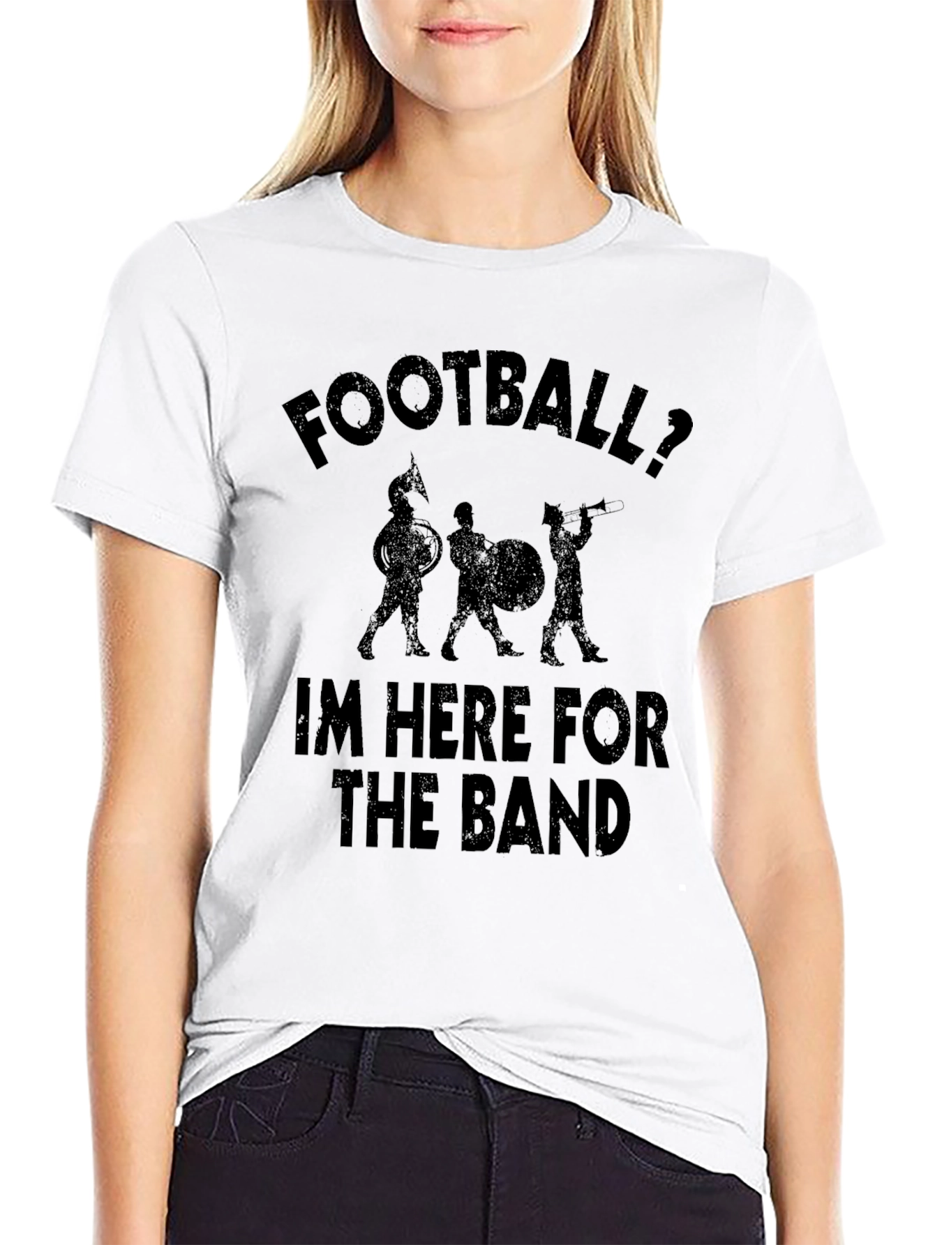 Football? Im Here For The Band T-Shirt