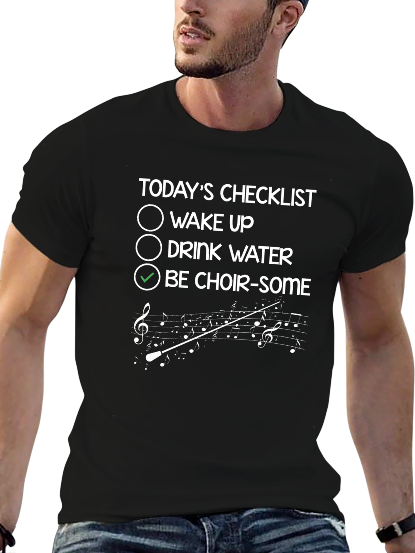 Choir-Some Checklist T-Shirt - Music Lover Tee