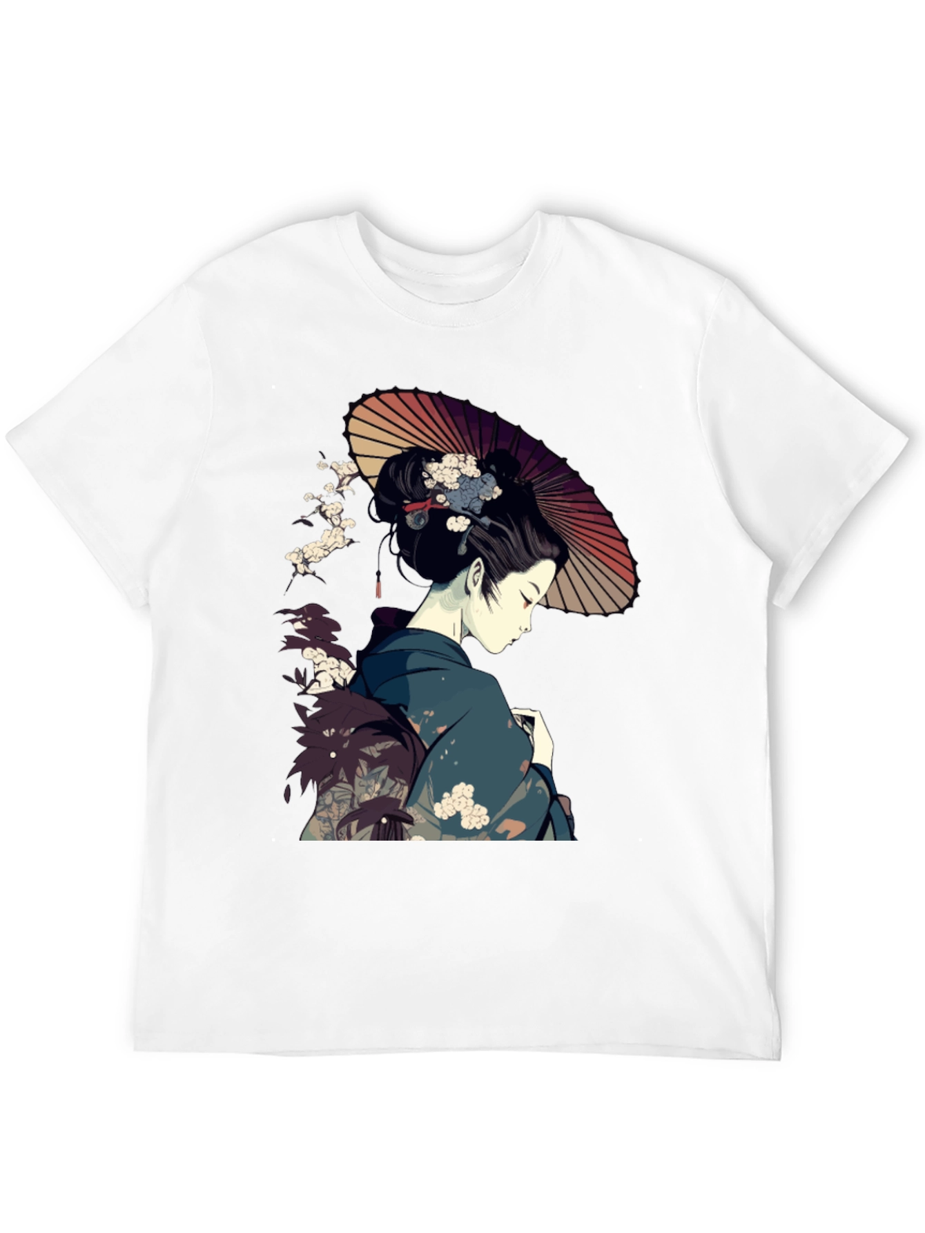 Geisha Art T-Shirt - Japanese Inspired Graphic Tee