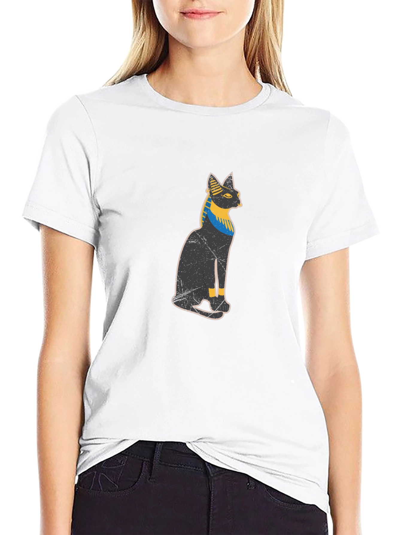 Egyptian Cat T-Shirt - Bastet Goddess Tee