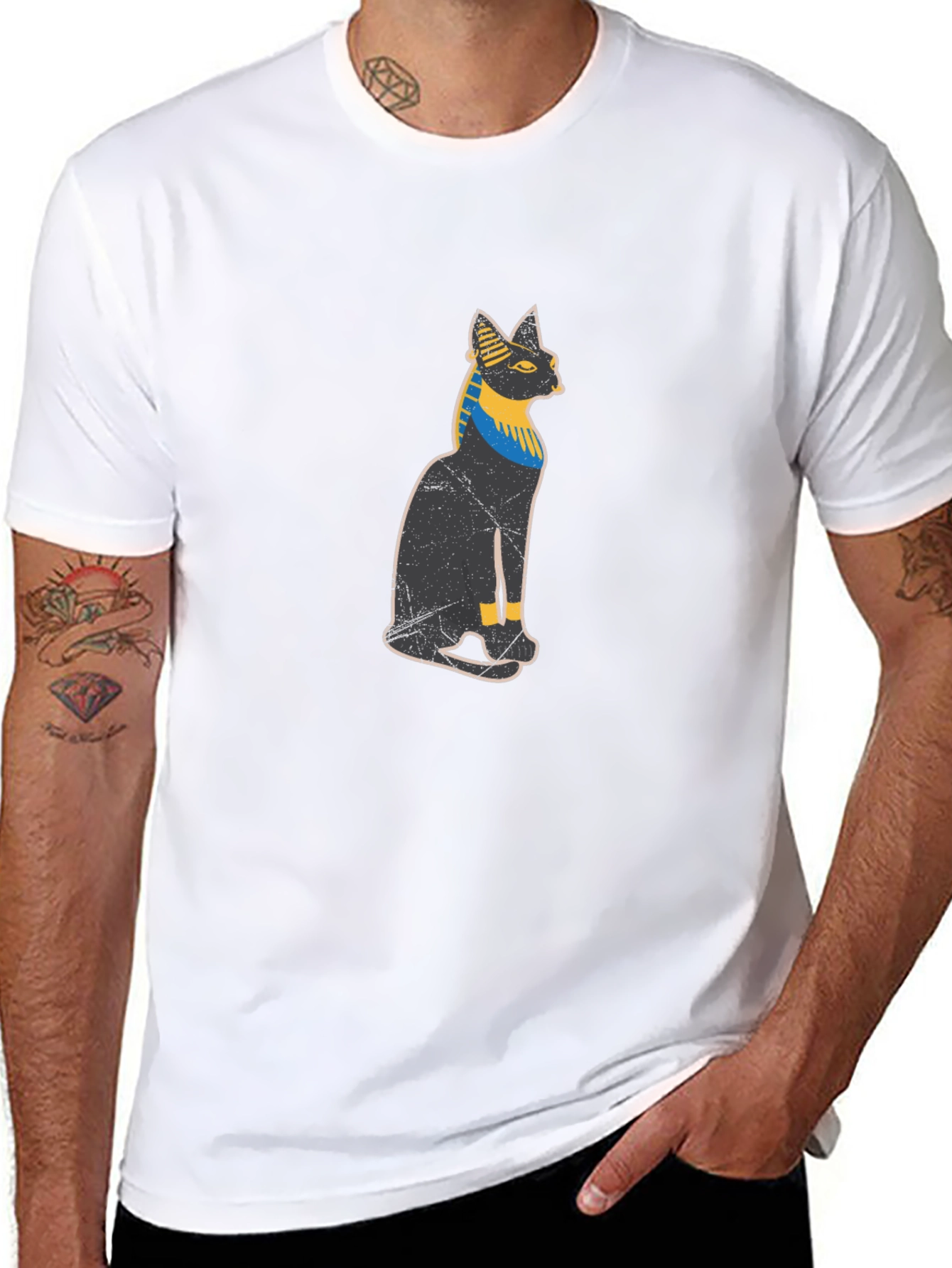 Egyptian Cat T-Shirt - Bastet Goddess Tee