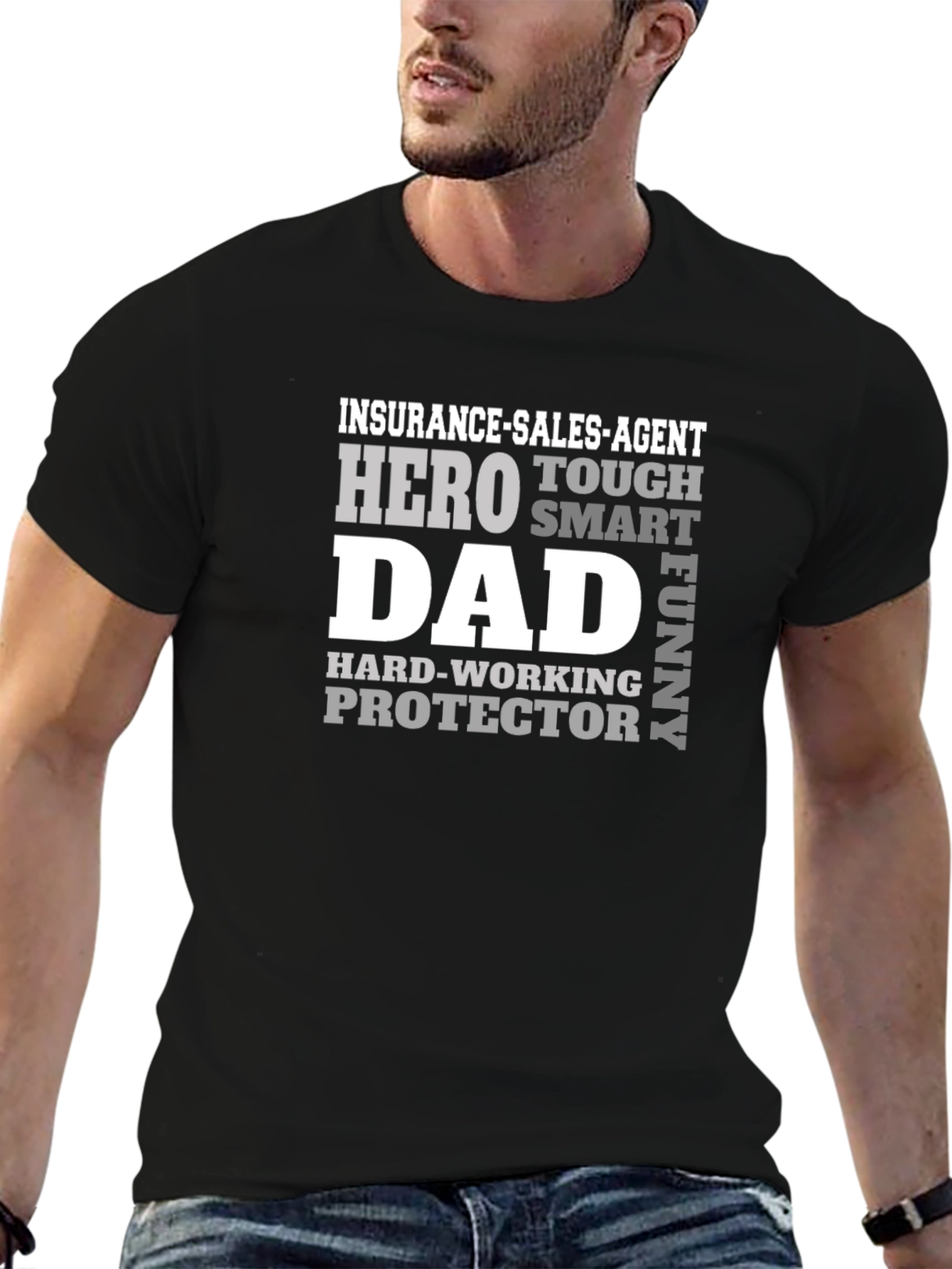Insurance Agent Dad T-Shirt - Hero Protector