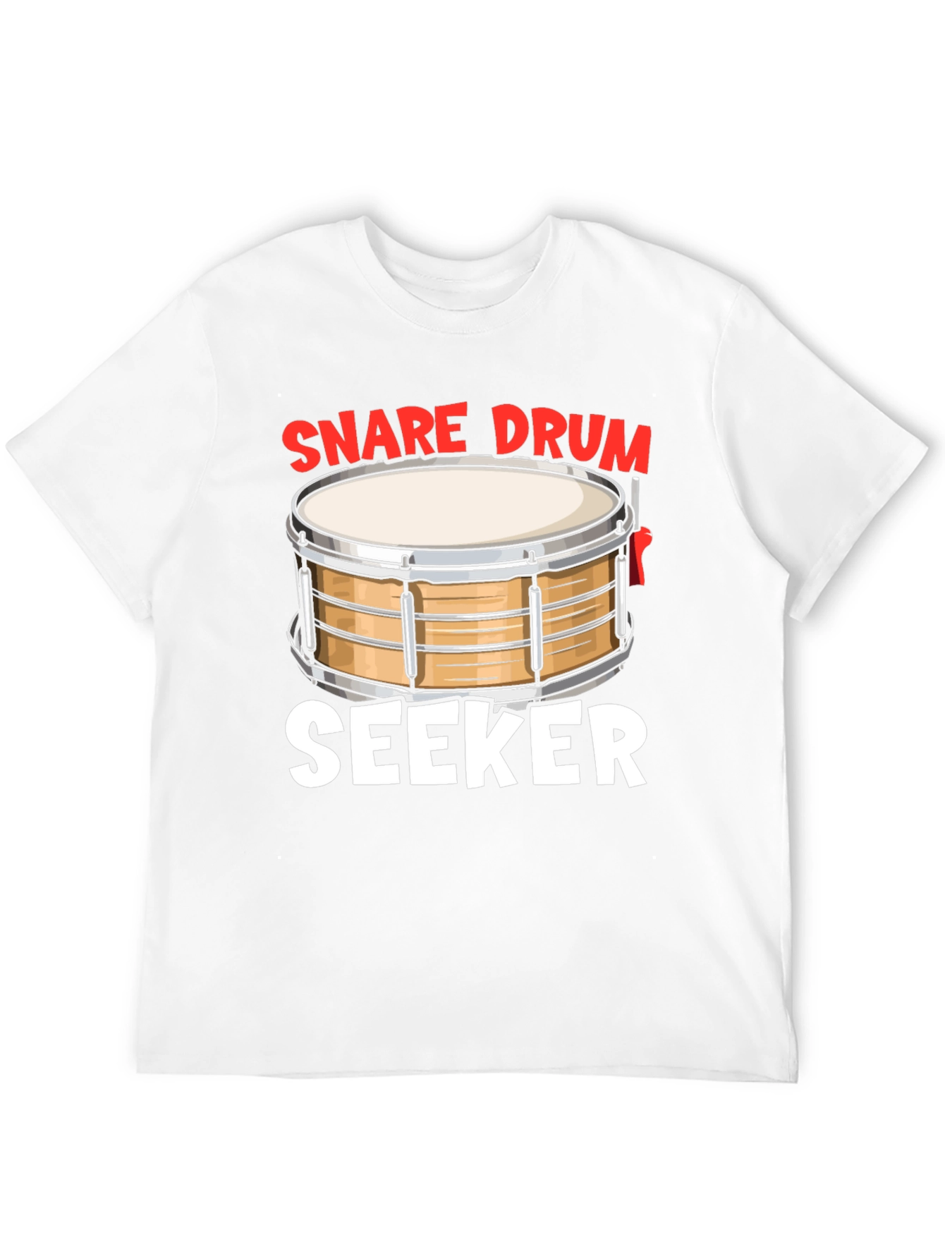 Snare Drum Seeker Graphic Tee - Music Lovers Shirt