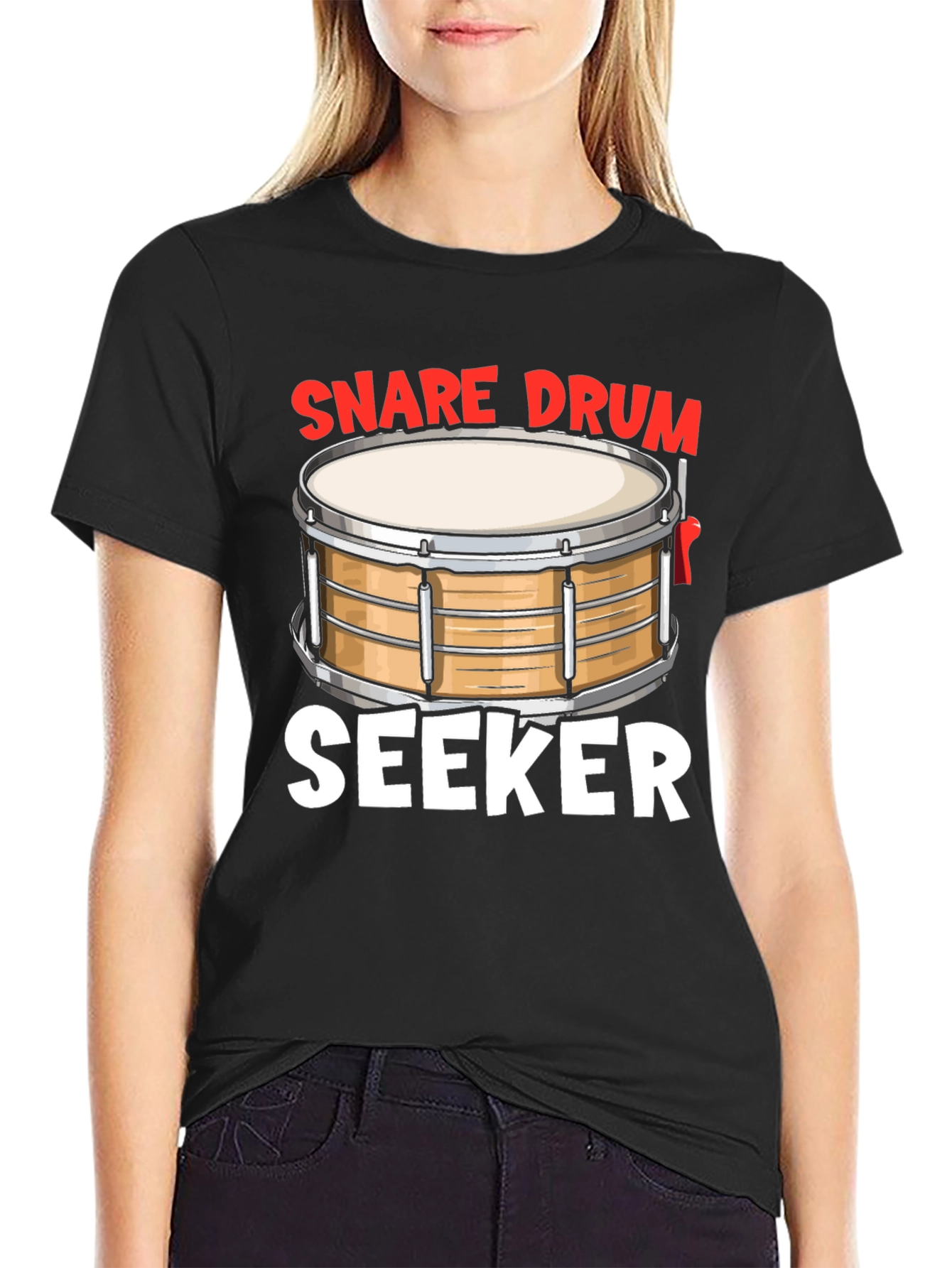 Snare Drum Seeker Graphic Tee - Music Lovers Shirt