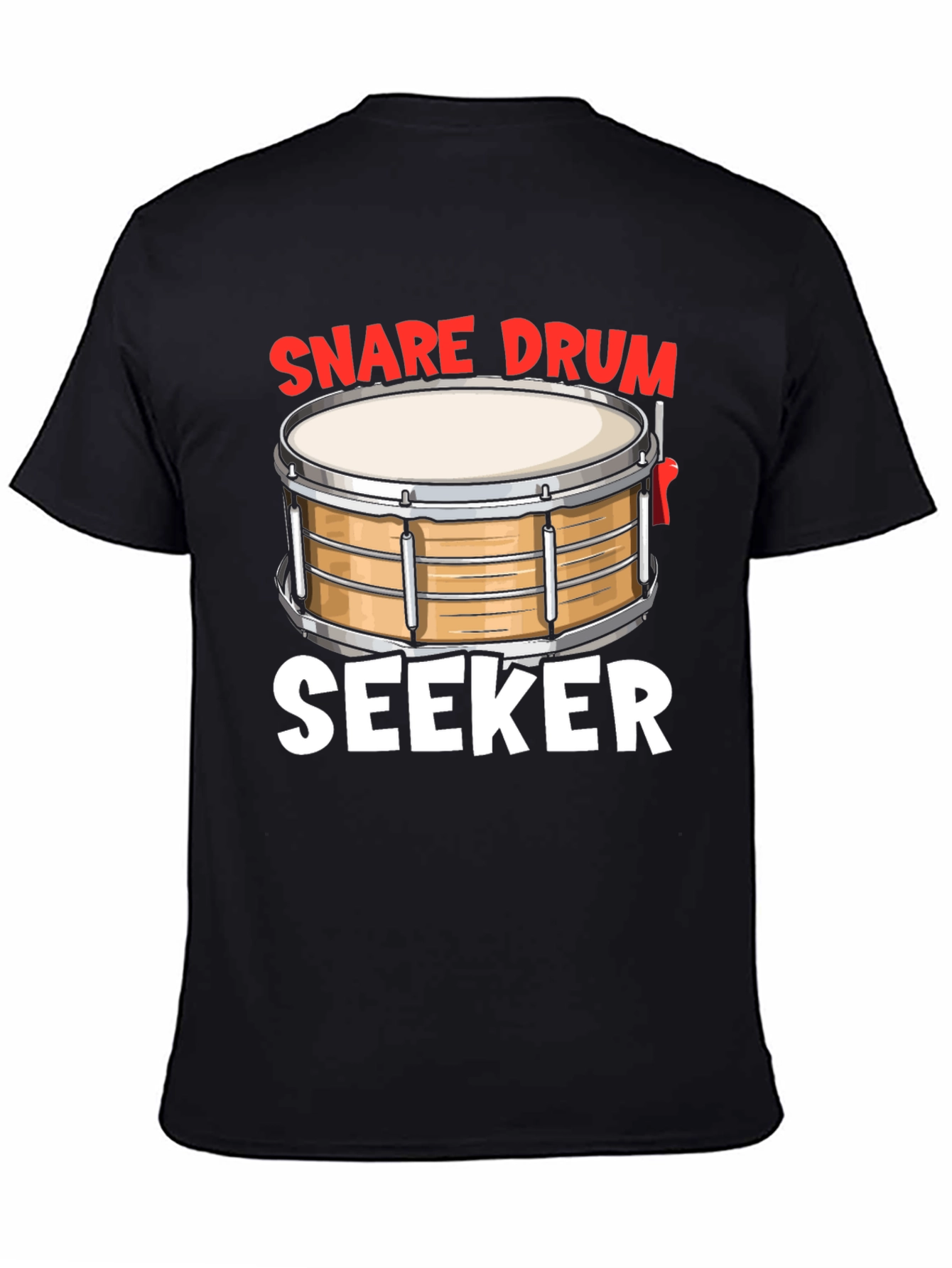 Snare Drum Seeker Graphic Tee - Music Lovers Shirt