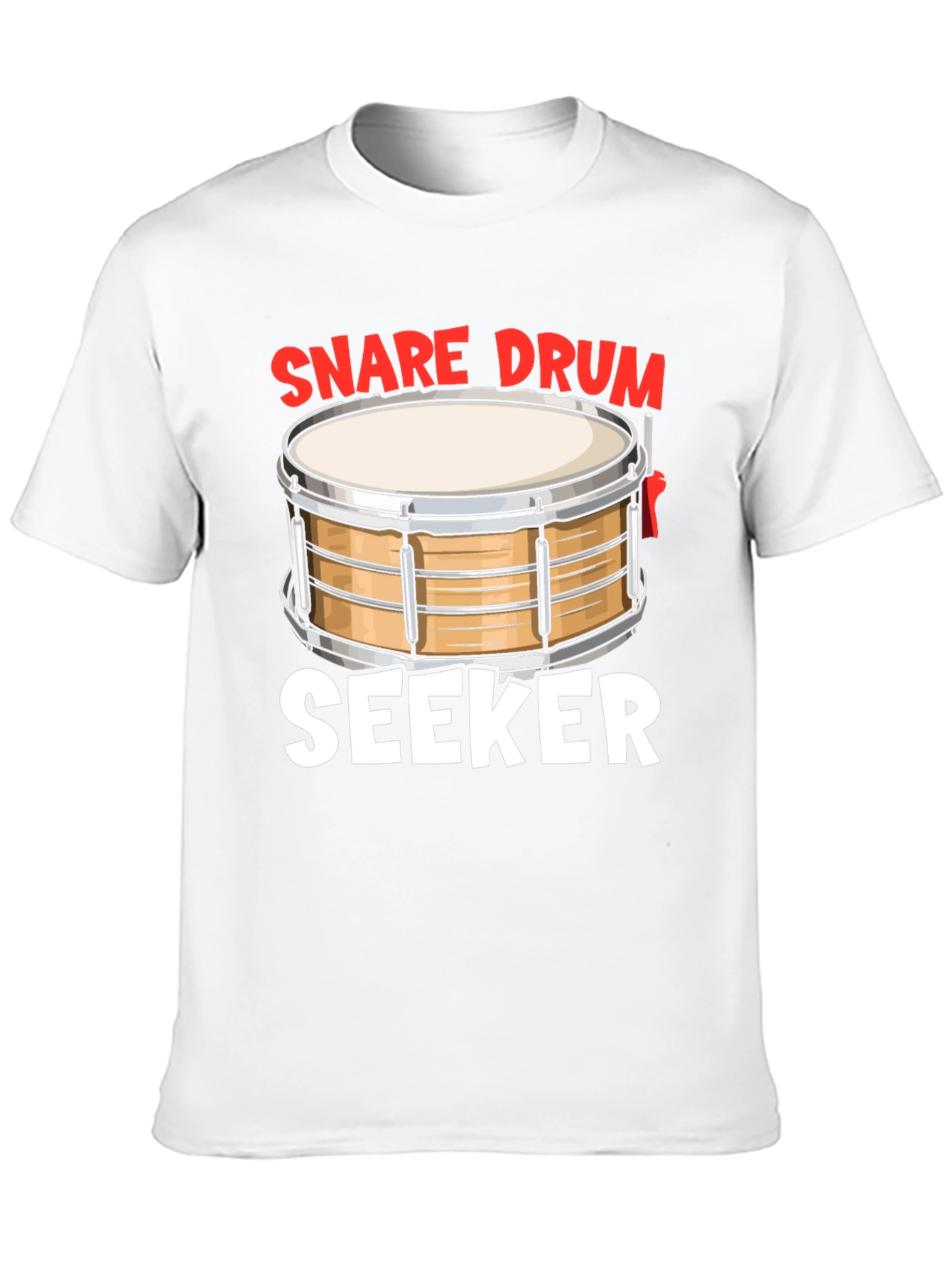 Snare Drum Seeker Graphic Tee - Music Lovers Shirt