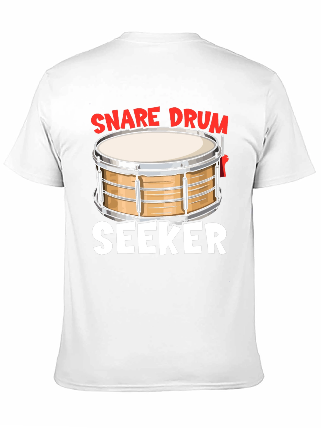 Snare Drum Seeker Graphic Tee - Music Lovers Shirt