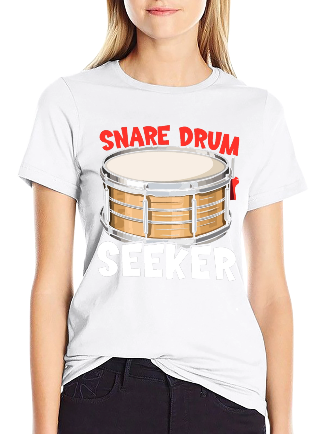 Snare Drum Seeker Graphic Tee - Music Lovers Shirt