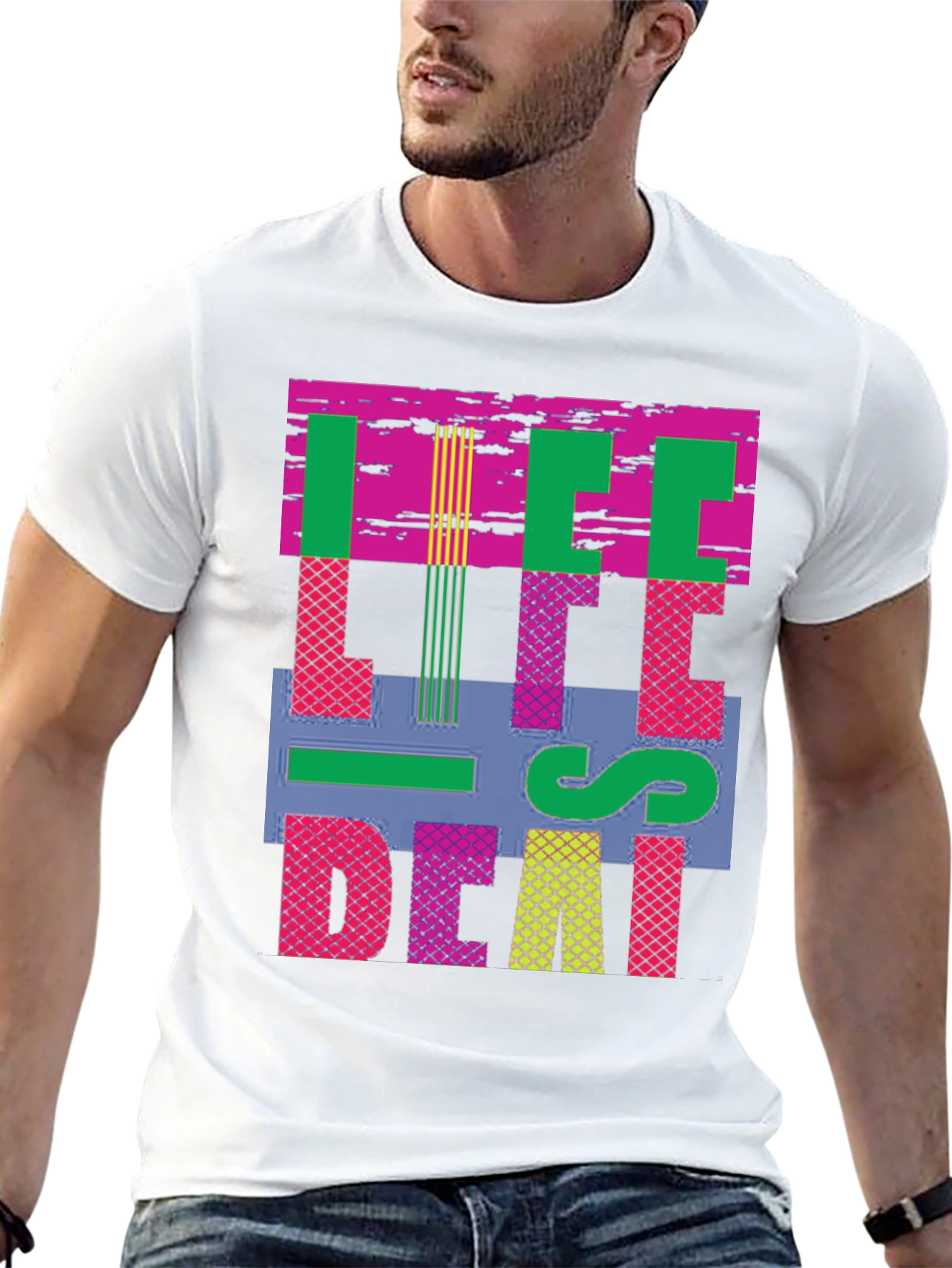Life is Deaf T-Shirt - Bold Graphic Tee