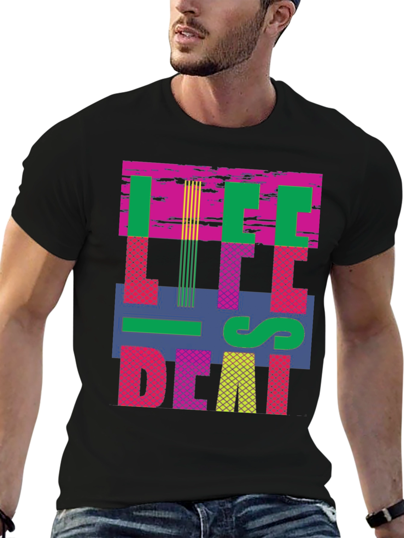 Life is Deaf T-Shirt - Bold Graphic Tee