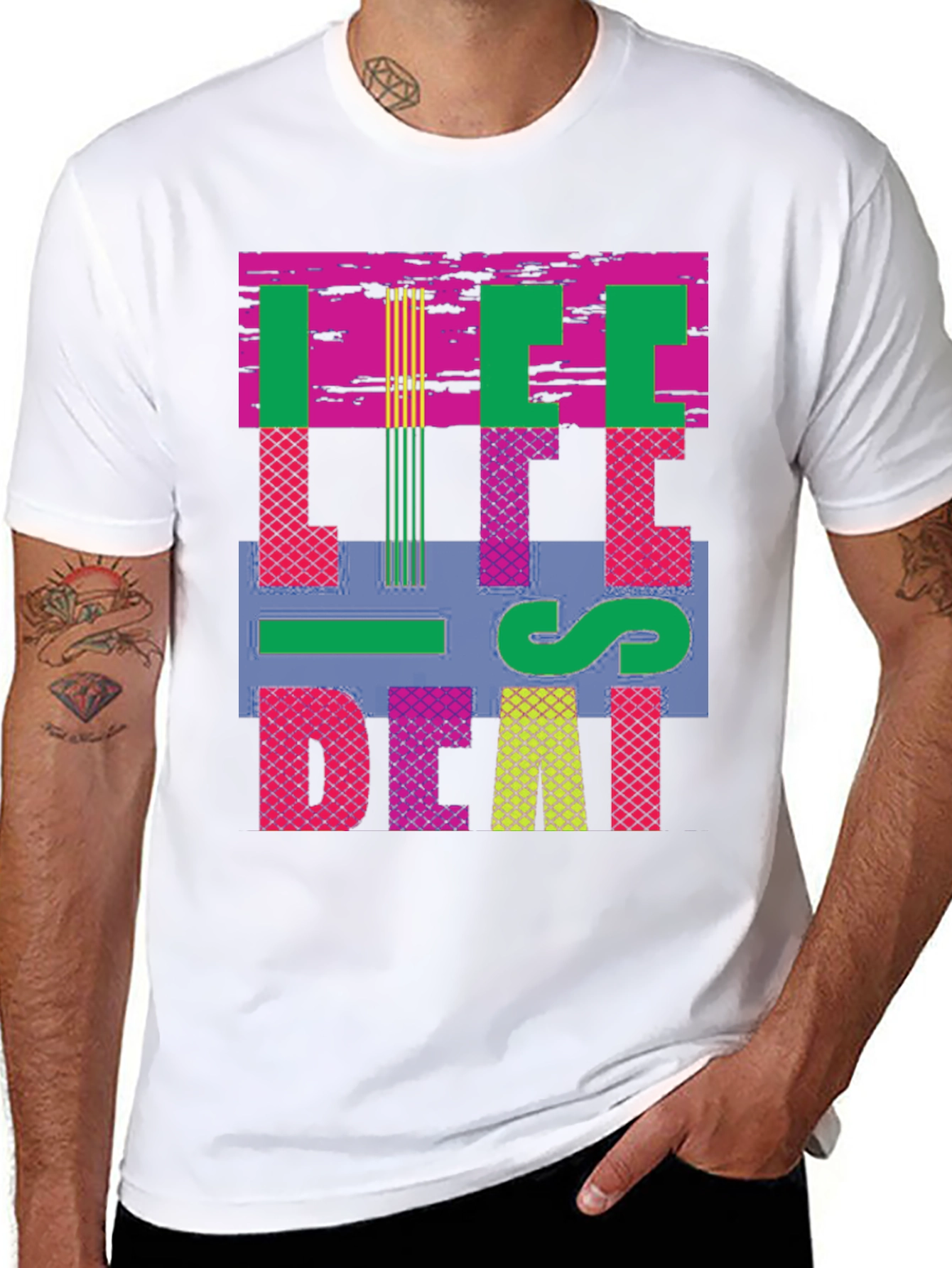 Life is Deaf T-Shirt - Bold Graphic Tee