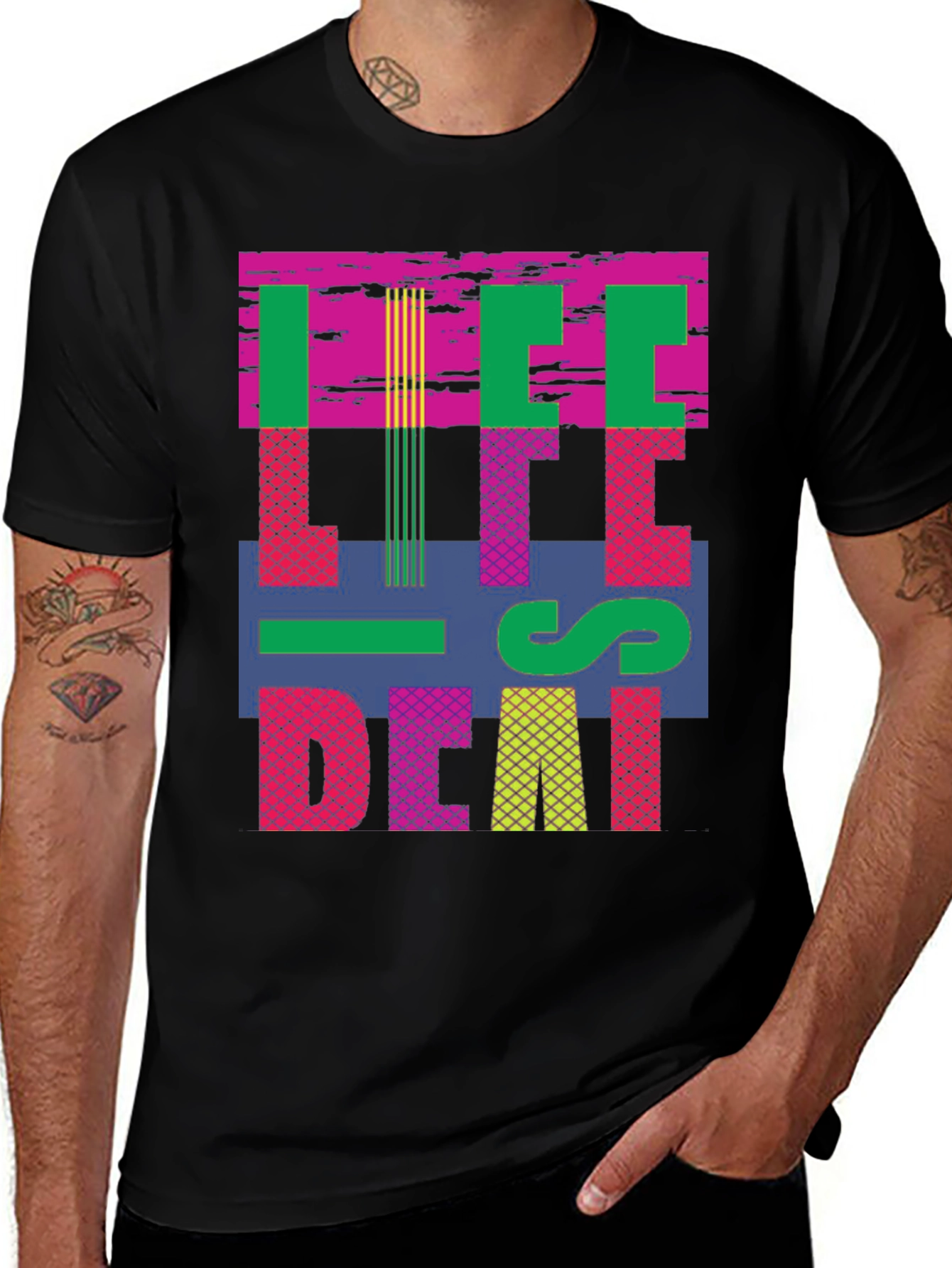 Life is Deaf T-Shirt - Bold Graphic Tee