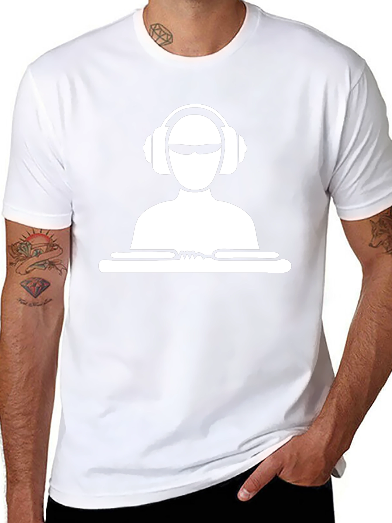 DJ Graphic T-Shirt - Cool Music Lover Tee