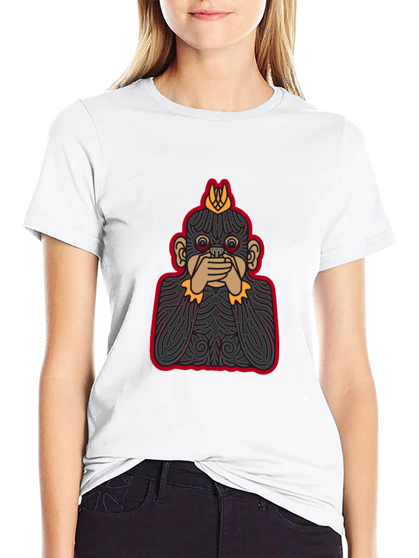 Hear No Evil Monkey Graphic Tee