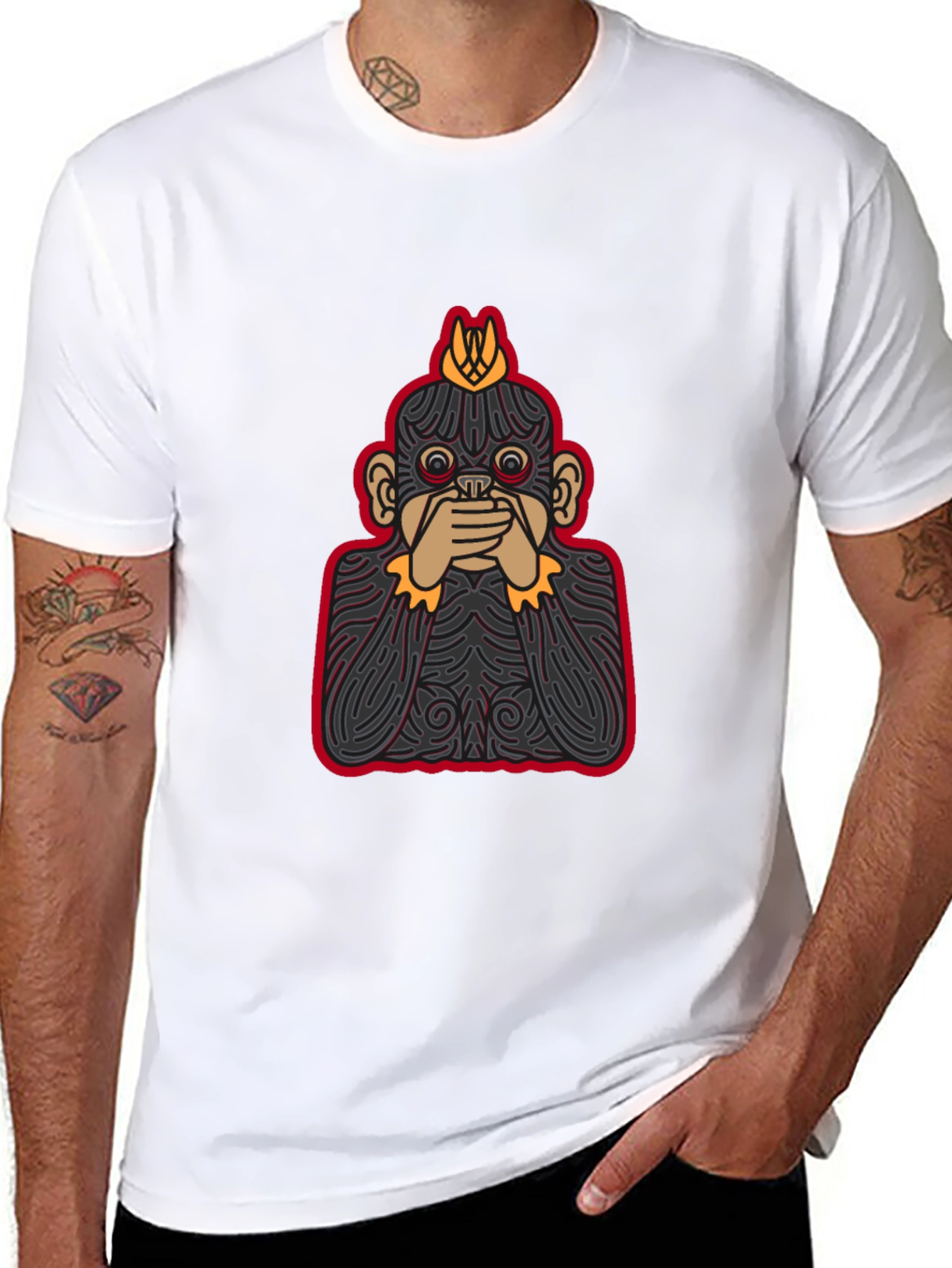 Hear No Evil Monkey Graphic Tee