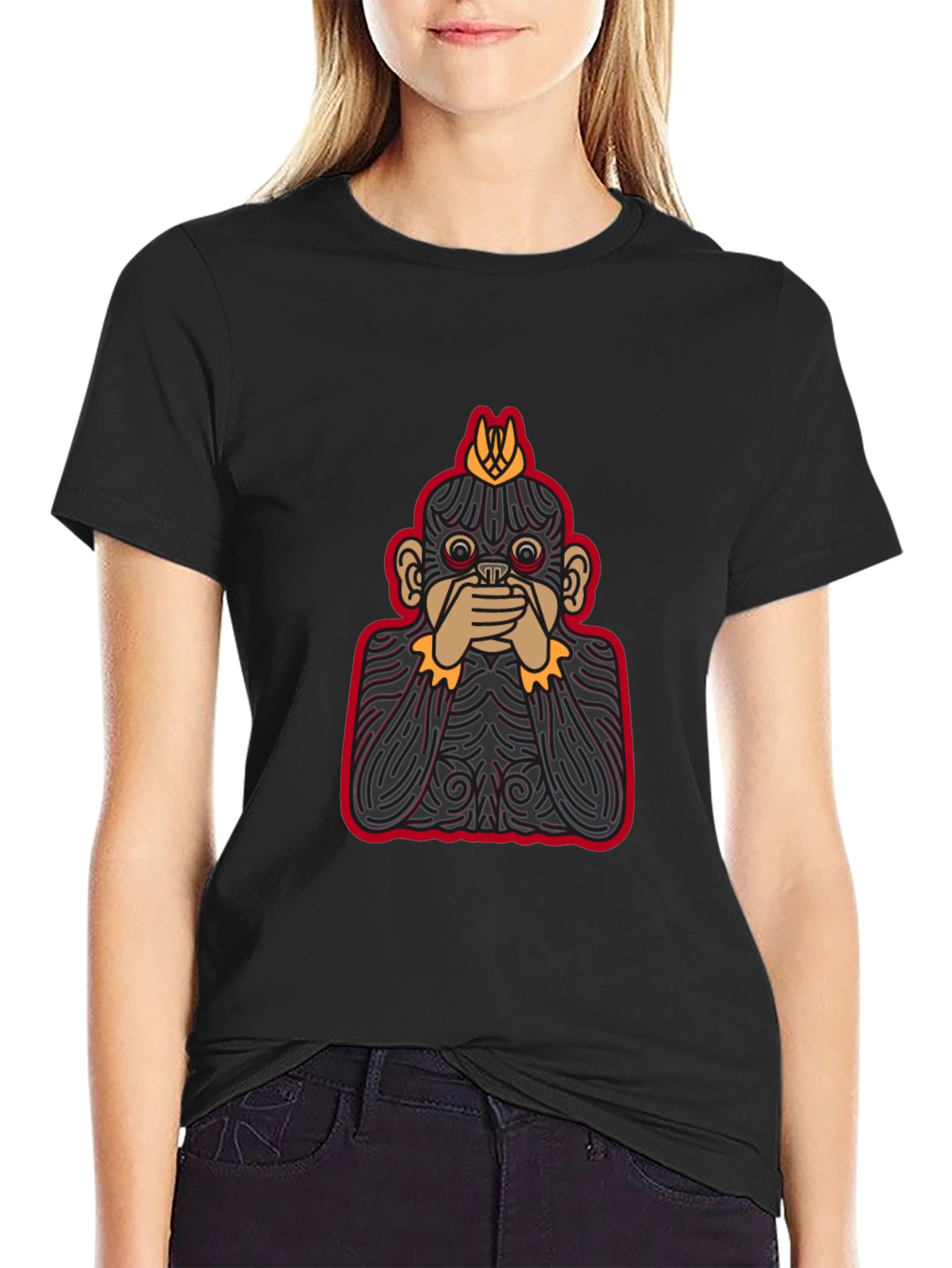 Hear No Evil Monkey Graphic Tee