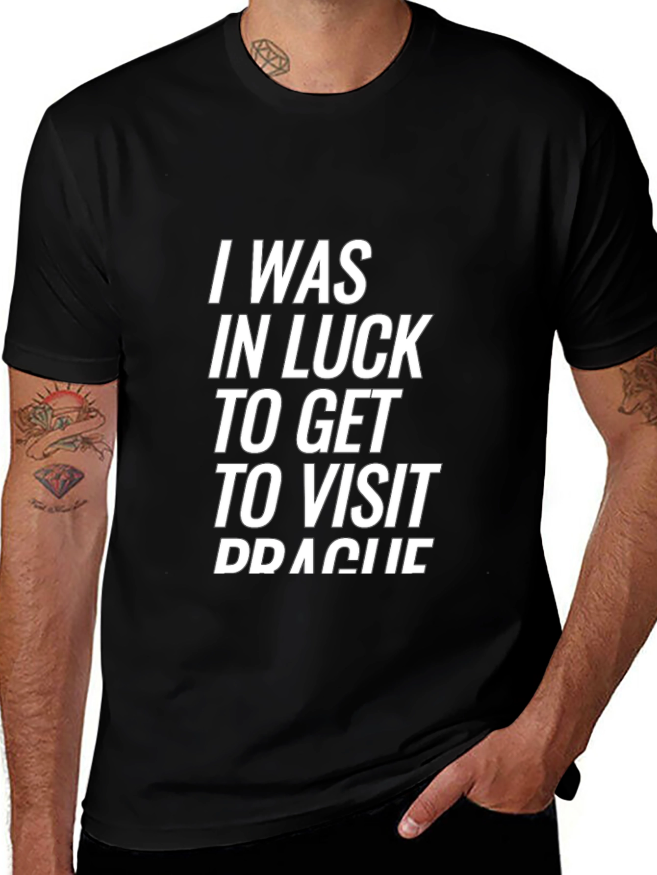I Was In Luck Prague Graphic Tee