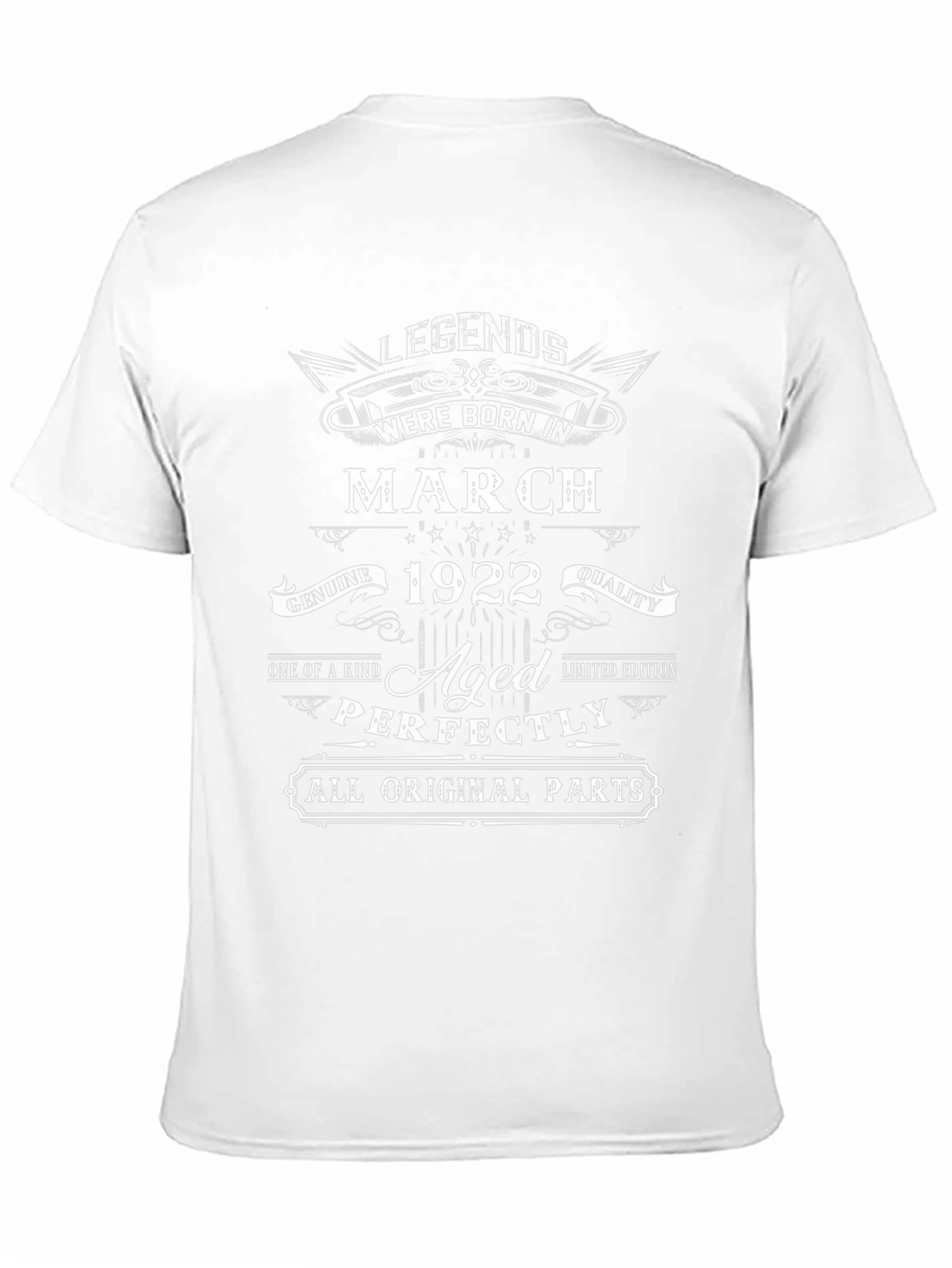 Legends Born in March 1922 Aged Perfectly T-Shirt