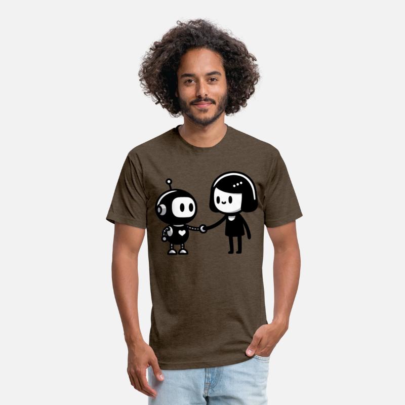 AI Ethics Robot Shaking Hands with a Woman