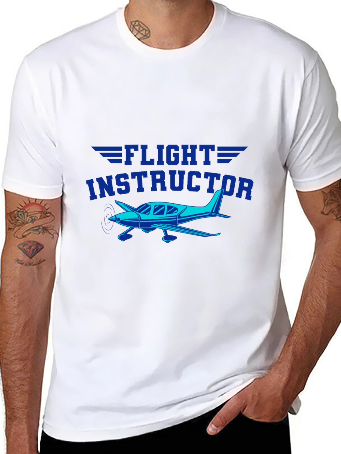 Flight Instructor Graphic T-Shirt - Pilot Aviation Tee