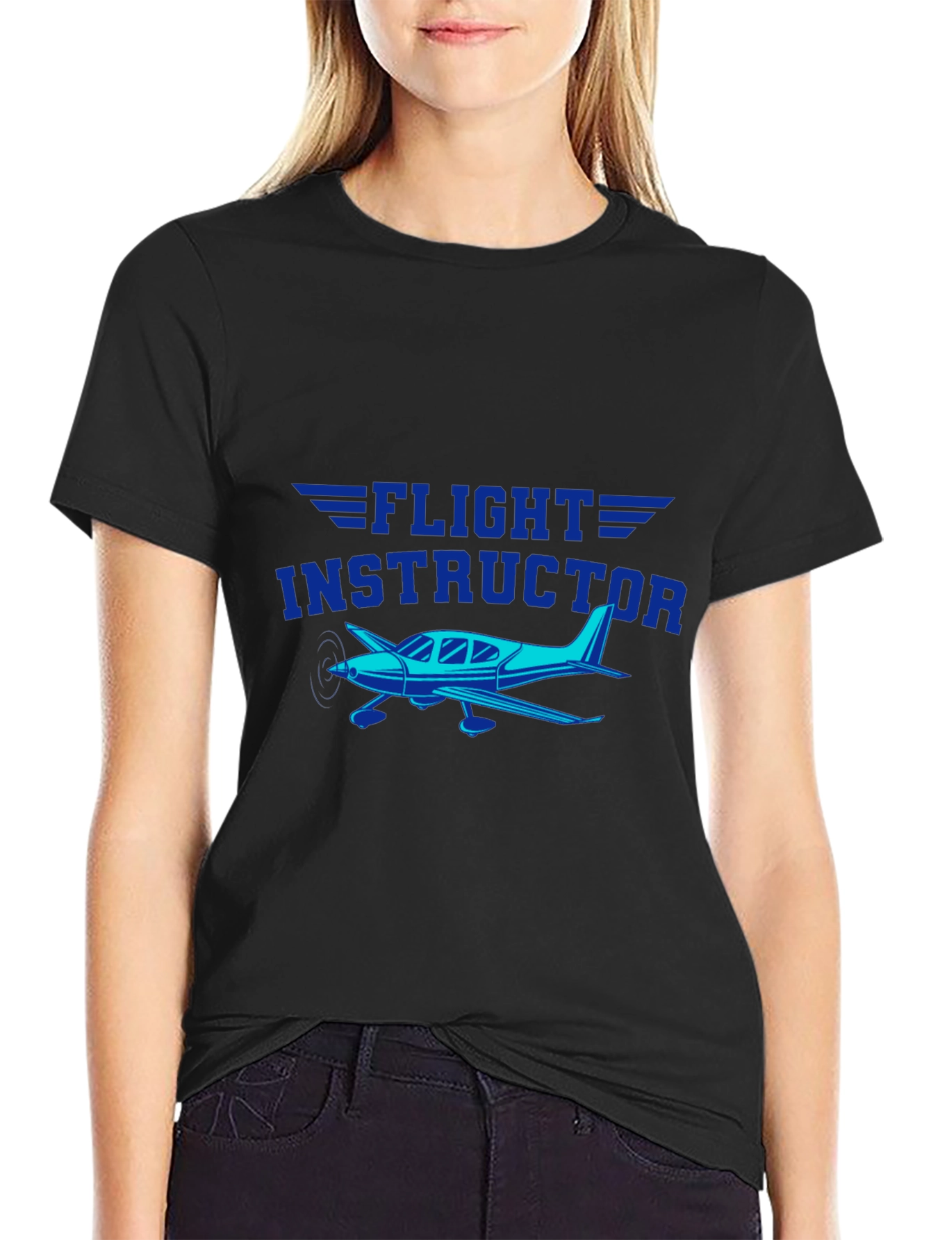 Flight Instructor Graphic T-Shirt - Pilot Aviation Tee