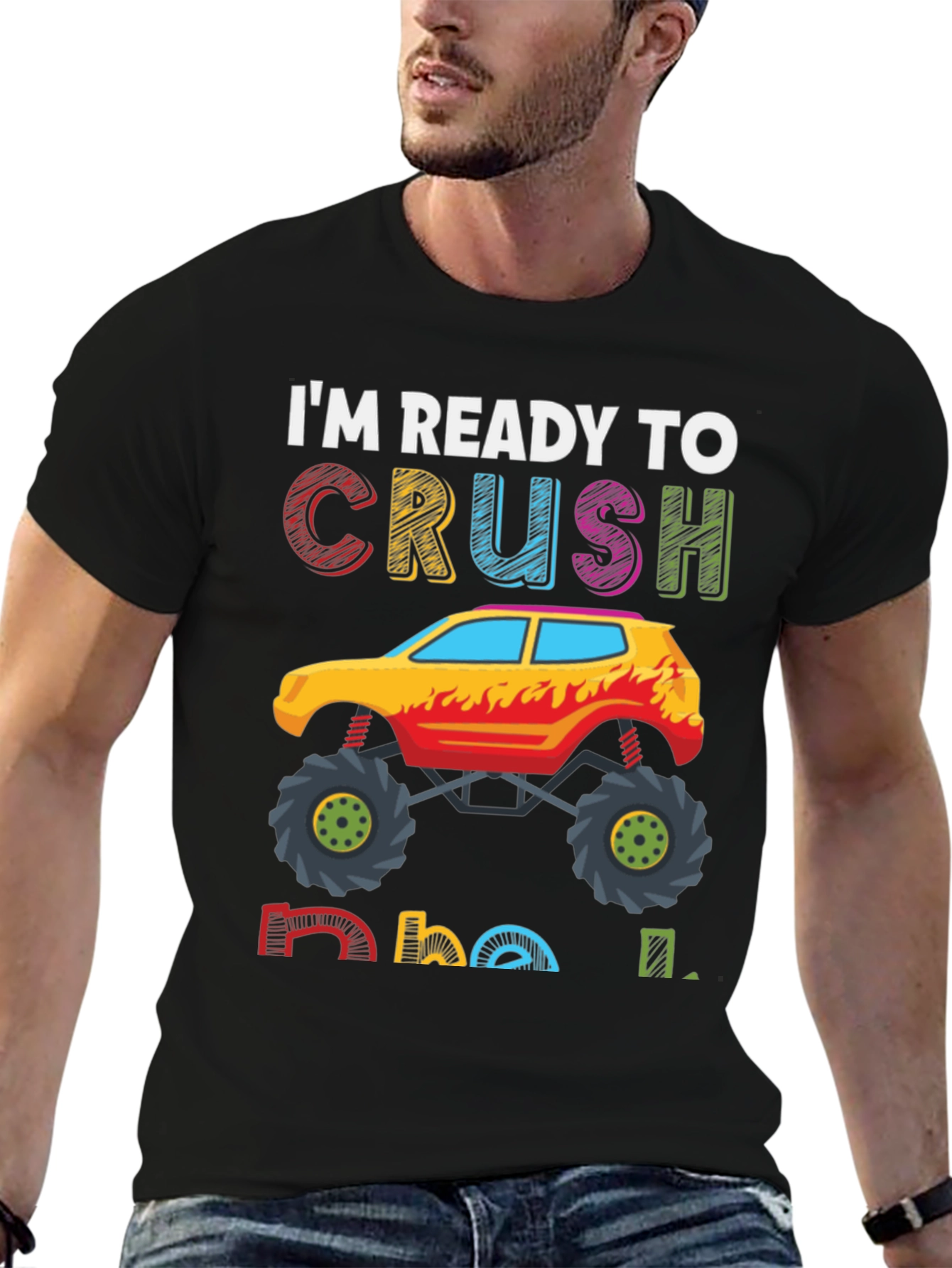 Ready to Crush School Monster Truck Tee