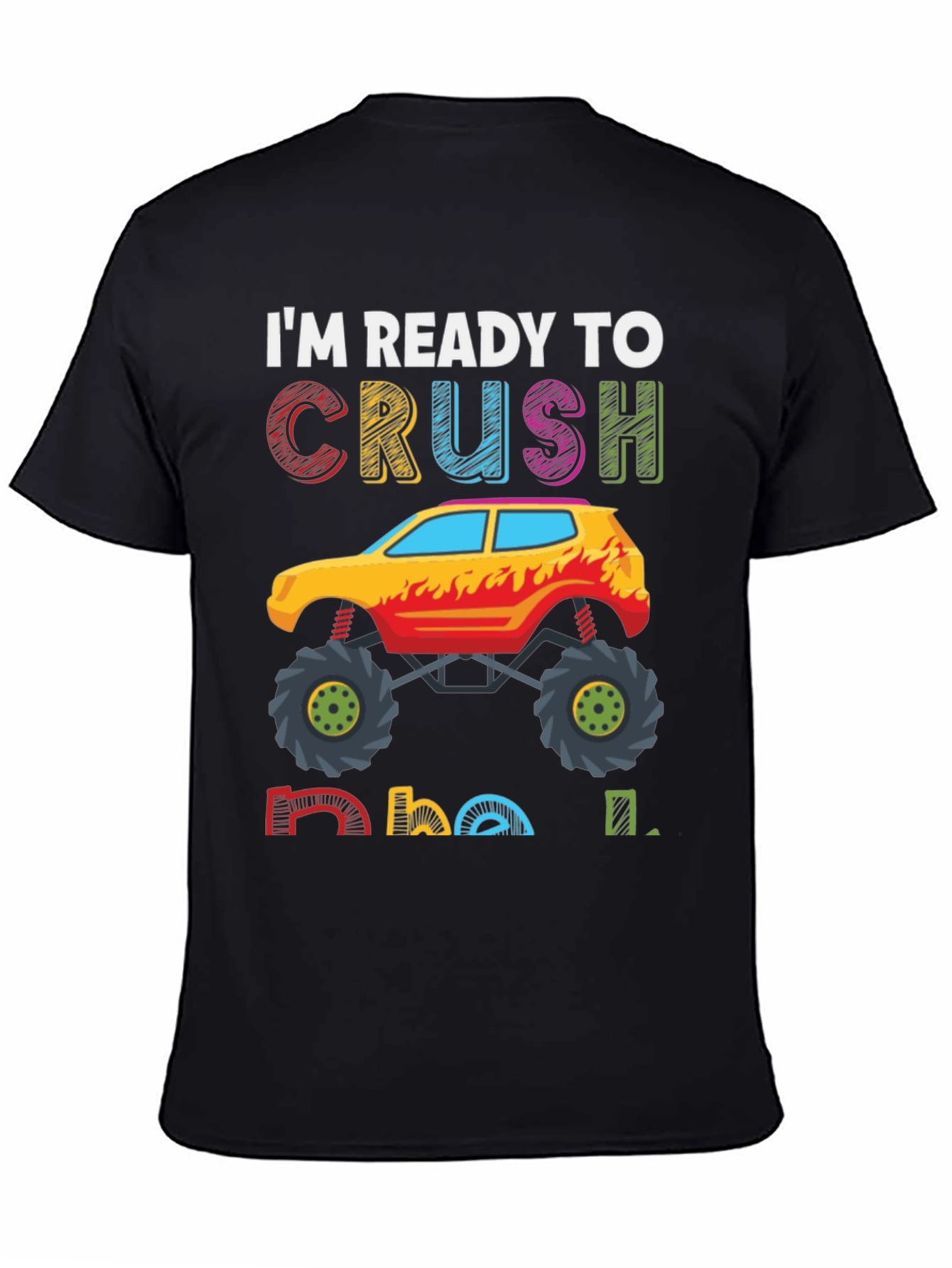 Ready to Crush School Monster Truck Tee
