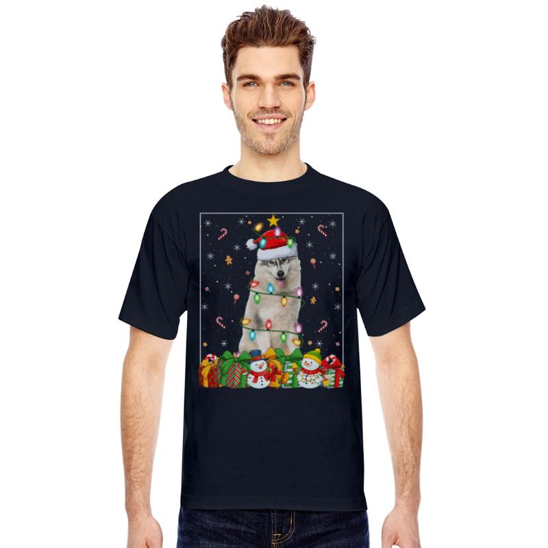 Alaskan Malamute Dog Christmas Lights