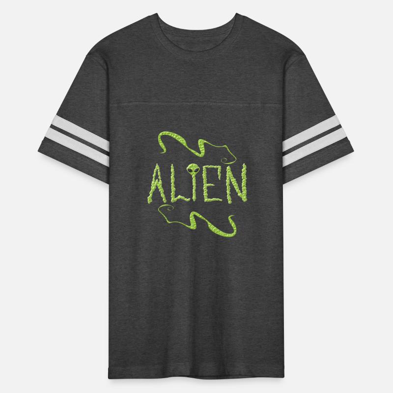 Alien eye UFO flying saucer and hidden green alien