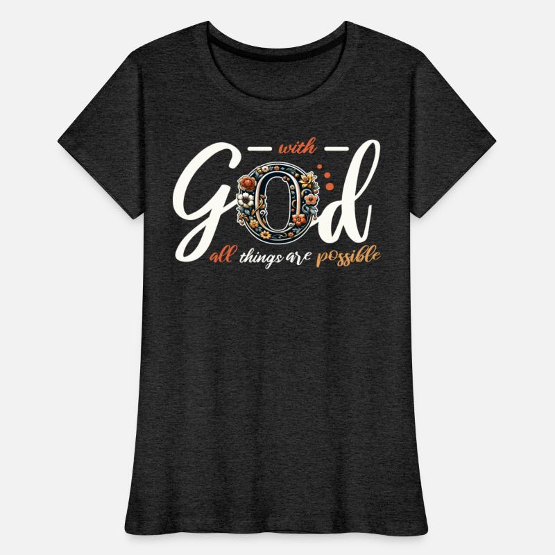All Things Are Possible with God Women Christian