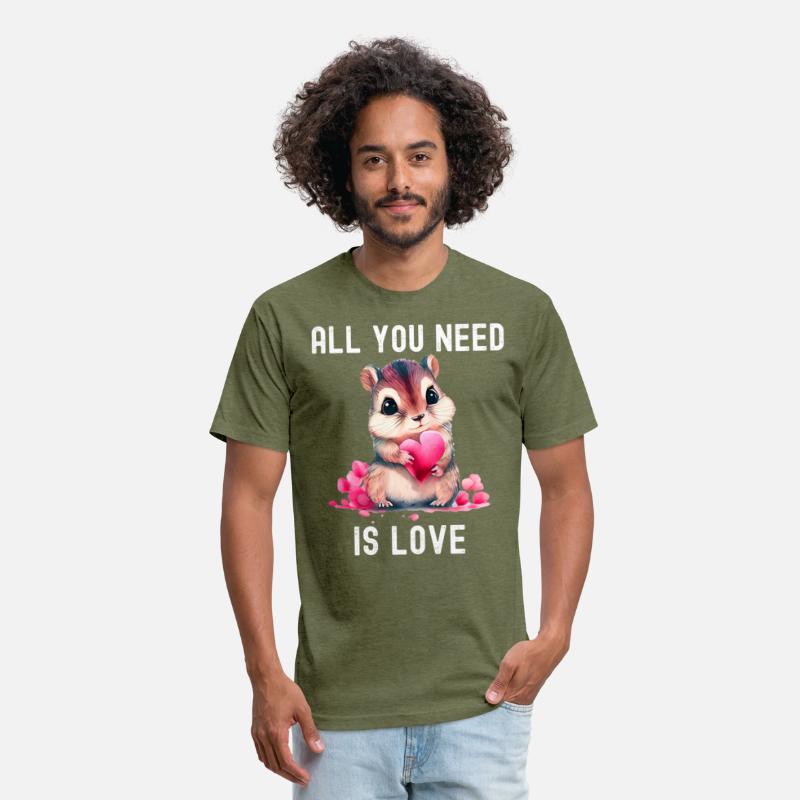 All you need is love with heart Chipmunk