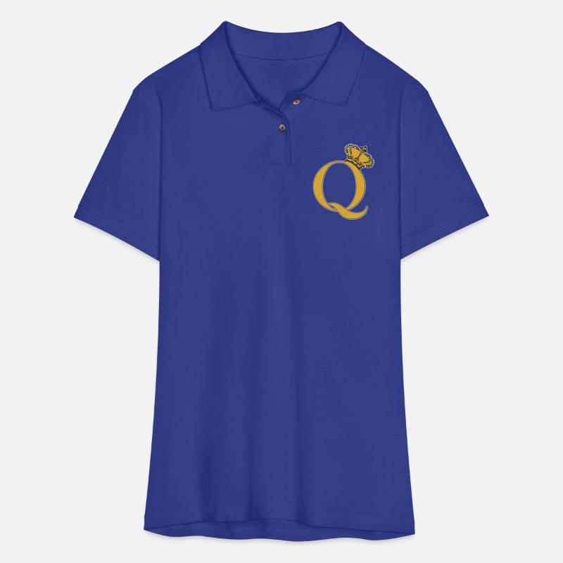 Alphabet T-shirt Initial Letter Q and Queen