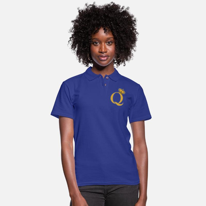 Alphabet T-shirt Initial Letter Q and Queen