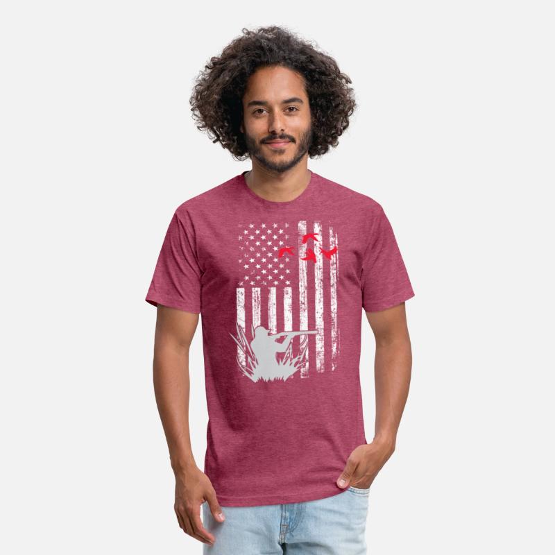 American Flag Patriotic Duck Hunting Waterfowl