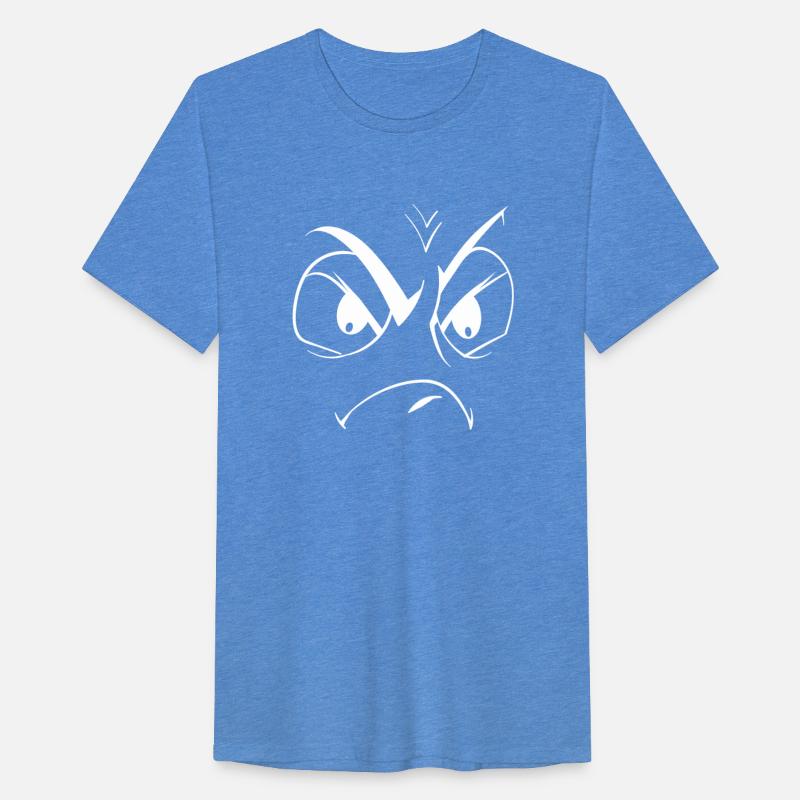 Angry eyes cartoon Funny T shirt design for Gift