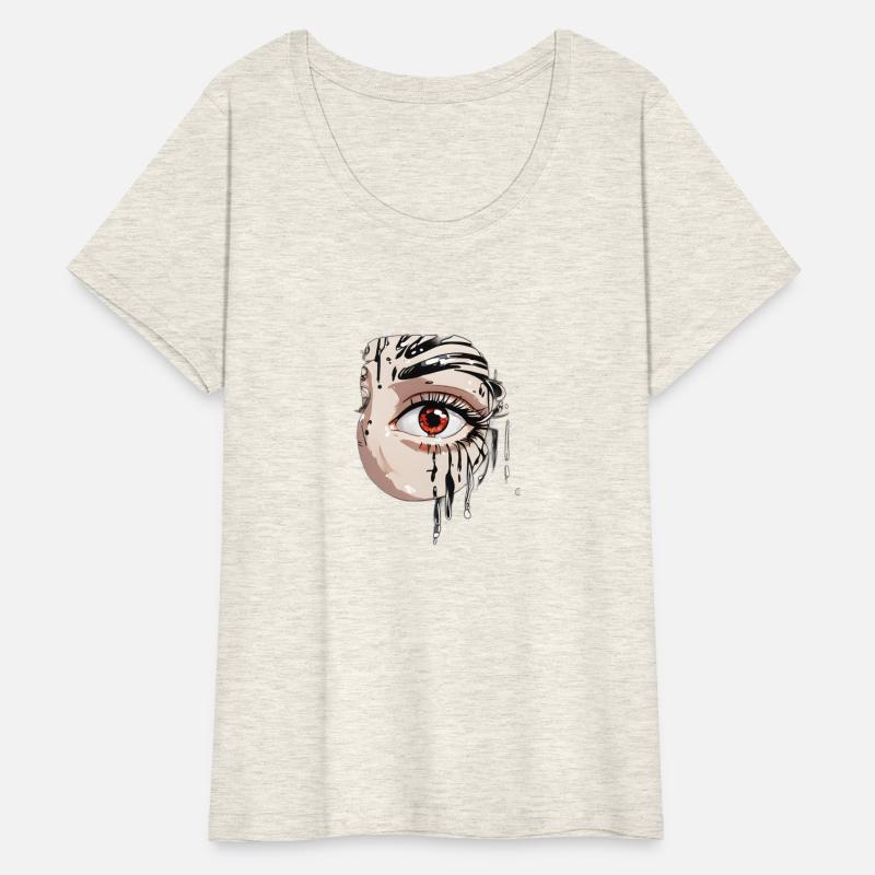 Anime girl with RED EYES