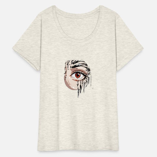 Anime girl with RED EYES