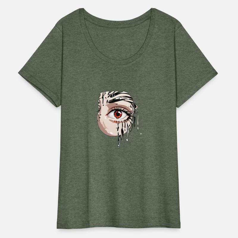 Anime girl with RED EYES