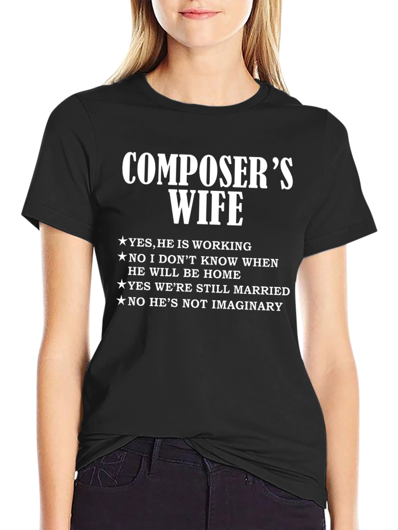 Composers Wife Funny Graphic Tee