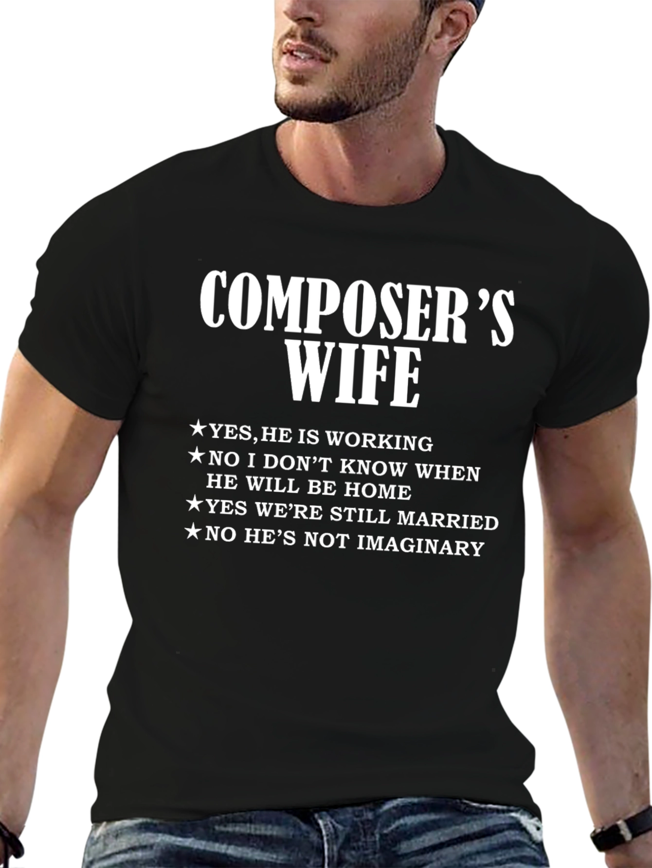 Composers Wife Funny Graphic Tee