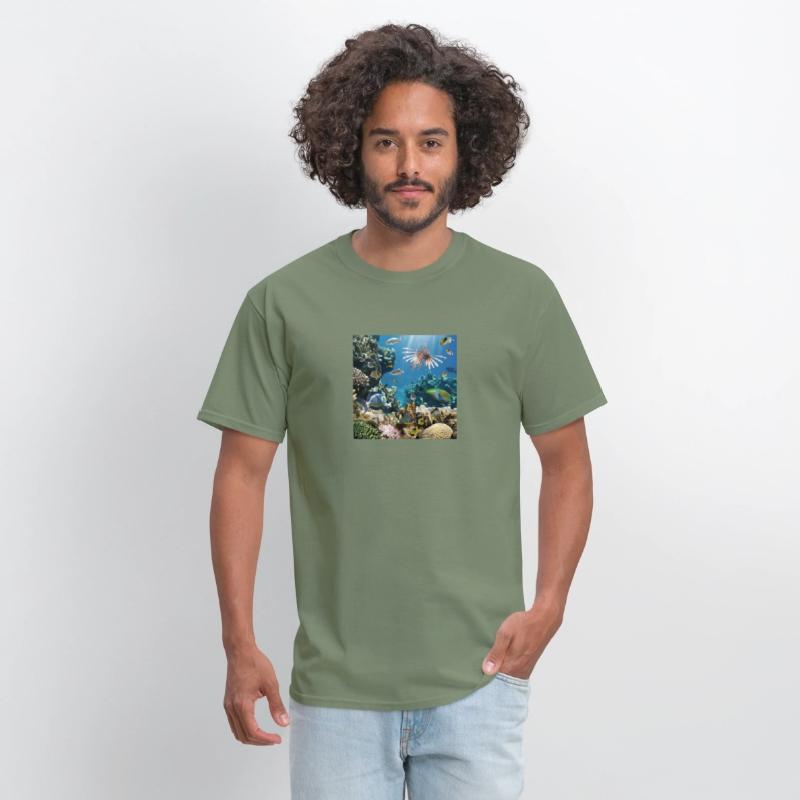 Aquarium Sealife T-Shirt - Fish _ Sea Corals Cool