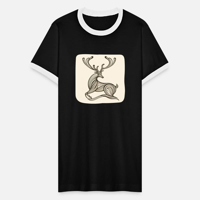 Art Deco inspired reindeer