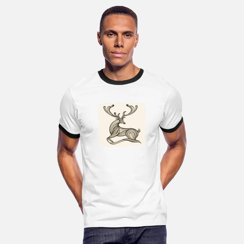 Art Deco inspired reindeer