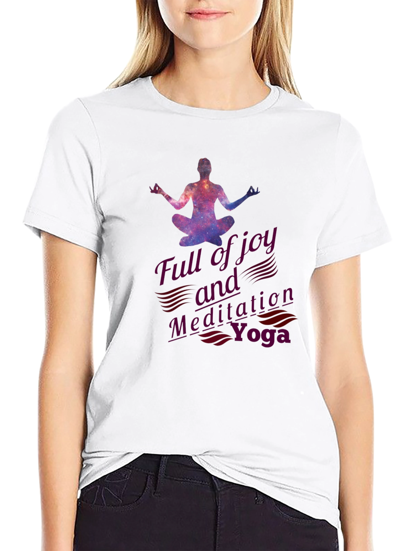 Yoga Meditation T-Shirt - Full of Joy