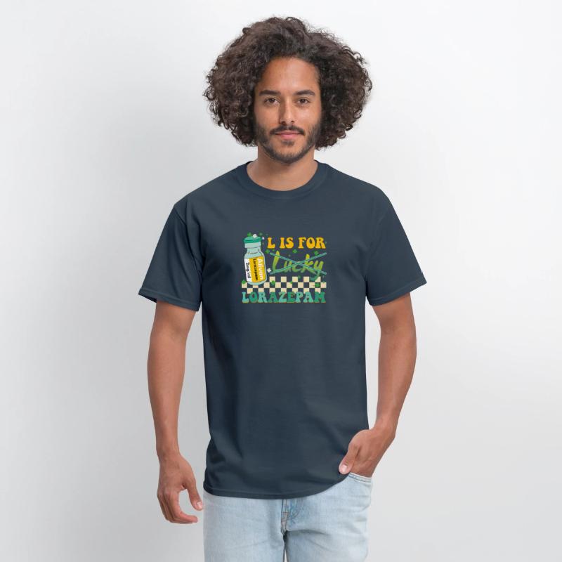 Ativan L Is For Lorazepam Not Luck Nurse T-Shirt