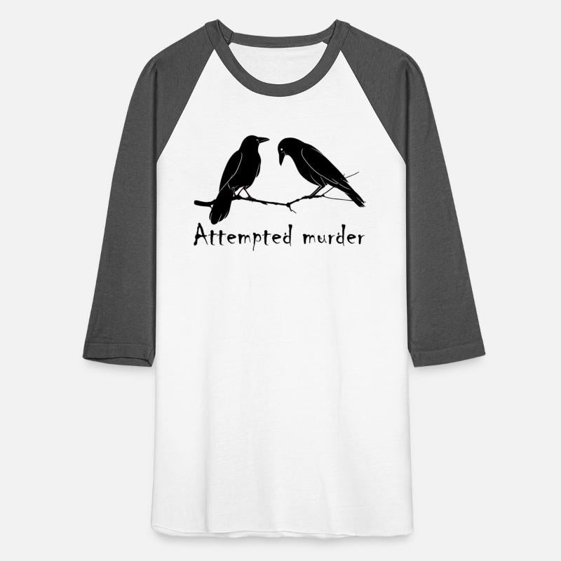 Attempted Murder Two Crows Bird On Branch